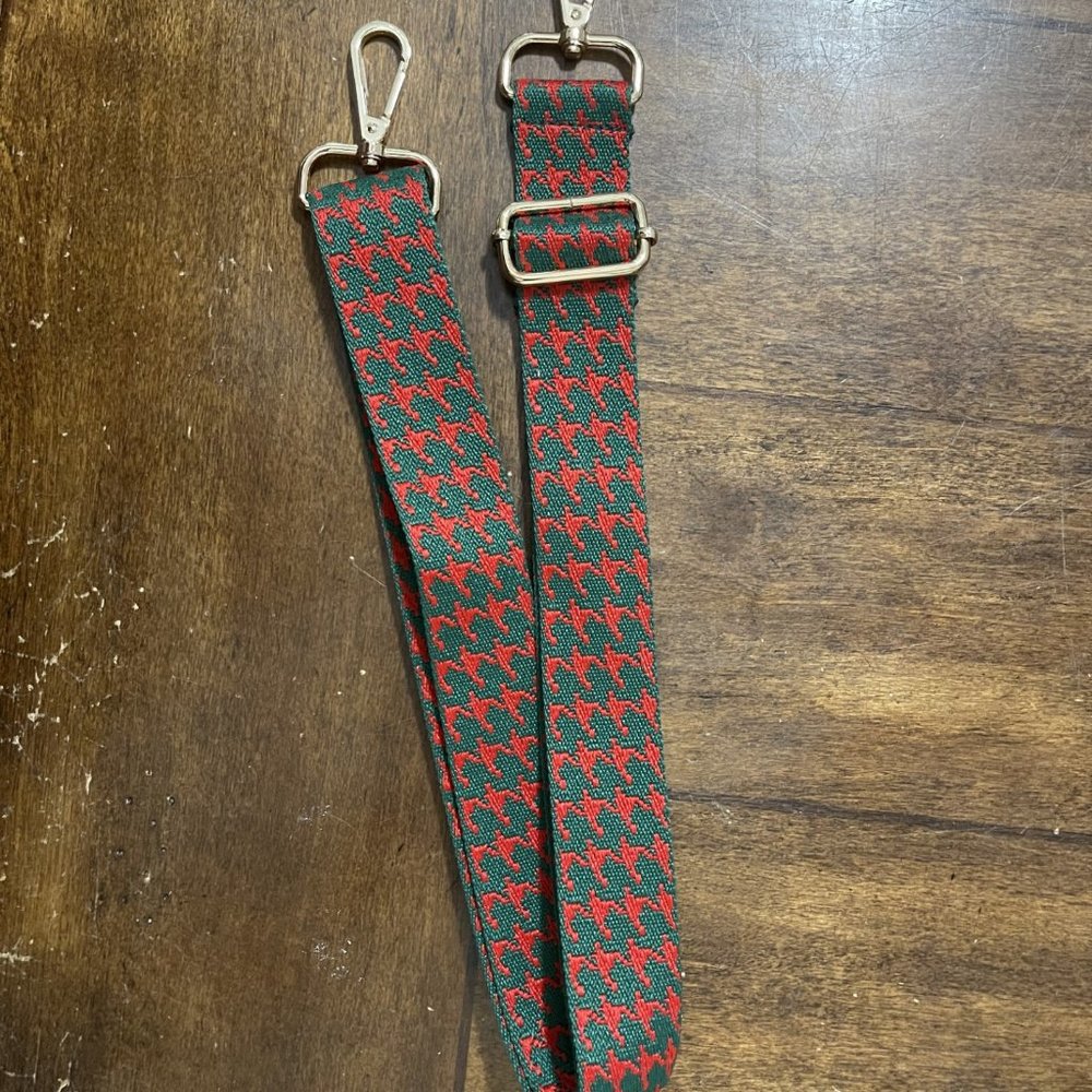 Houndstooth Handbag Strap